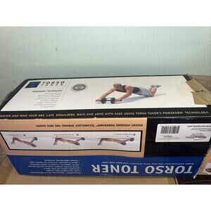 Denise Austin Torso Toner AB Abdominal Wheel Roller Core machine With Video VHS